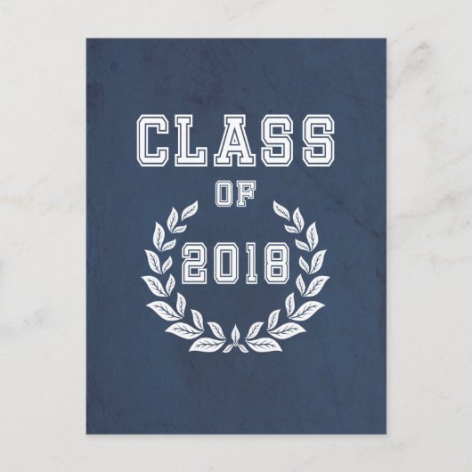 Klasse van 2018 briefkaart (Voorkant)