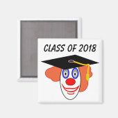 Klasse van 2018 Clown Magneet (Voorkant / Achterkant)