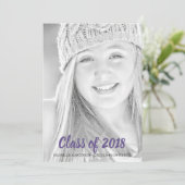 Klasse van 2018 Foto-aankondigingen Afstuderen Kaart (Staand voorkant)