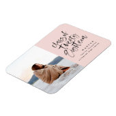 Klasse van 2018 foto afstuderen aankondigingskaart magneet (Linkerzijde)