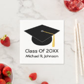 Klasse van 2018 gepersonaliseerde Afstuderen serve Servet (Insitu)