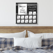 Klasse van 2018 K-12 Foto Keepsake Canvas Afdruk (Insitu (Slaapkamer))