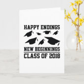 Klasse van 2018 kaart (Gele Bloem)