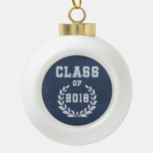 Klasse van 2018 keramische bal ornament