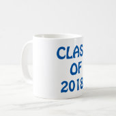 Klasse van 2018 koffiemok (Voorkant links)