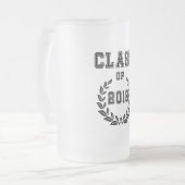 Klasse van 2018 matglas bierpul (Voorkant links)