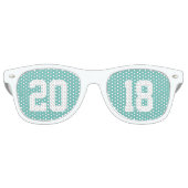 Klasse van 2018 retro zonnebril (Voorkant)