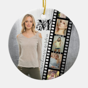 Klasse van 2018 Senior Portrait Afstuderen Foto Li Keramisch Ornament