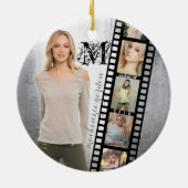 Klasse van 2018 Senior Portrait Afstuderen Foto Li Keramisch Ornament (Achterkant)