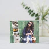 Klasse van 2018 Uitnodiging voor fotoafstudeerfees (Staand voorkant)