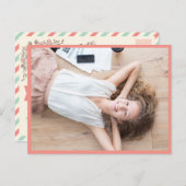 Klasse van 2018 Uitnodiging voor fotoafstudeerfees (Voorkant / Achterkant)