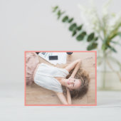 Klasse van 2018 Uitnodiging voor fotoafstudeerfees Briefkaart (Staand voorkant)