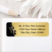 Klasse van 2018 Zwart en Goud Afstuderen Etiket (Insitu)