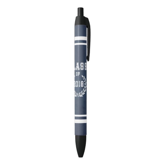 Klasse van 2018 zwarte inkt pen (Achterkant (Verticaal))