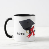 Klasse van 2019 Afstuderen Dag koffie Mok door Jan (Links)
