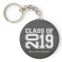 Klasse van 2019 Chalkboard Varsity Afstuderen