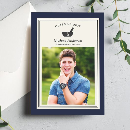 Klasse van 2019 Farmacie School Graduation Party Kaart