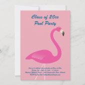 Klasse van 2019 Flamingo Uitnodiging in Roze (Voorkant)