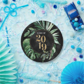 Klasse van 2019 Green Monstera Leaf Paper Bord (Feest)