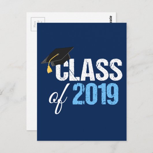 Klasse van 2019 Hoger Afstuderen Briefkaart (Voorkant / Achterkant)