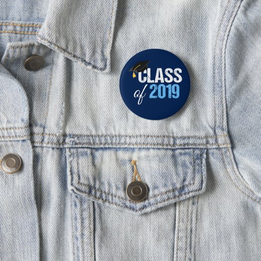Klasse van 2019 Hoger Afstuderen Ronde Button 5,7 Cm (In situ)