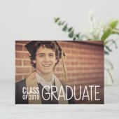 KLASSE VAN 2019 MANNETJES AFSTUDEERFEEST FOTO UITN KAART (Staand voorkant)