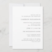 Klasse van 2019 | Mint Drie Foto Afstudeerfeest Kaart (Achterkant)