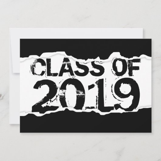 Klasse van 2019-pagina traan kaart (Voorkant)