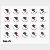 Klasse van 2019 Pet en Diploma Sticker door Janz (Vel)