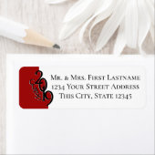 Klasse van 2019 Rood Afstuderen Etiket (Insitu)