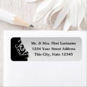 Klasse van 2019 Zilver en zwart Afstuderen Etiket (Insitu)