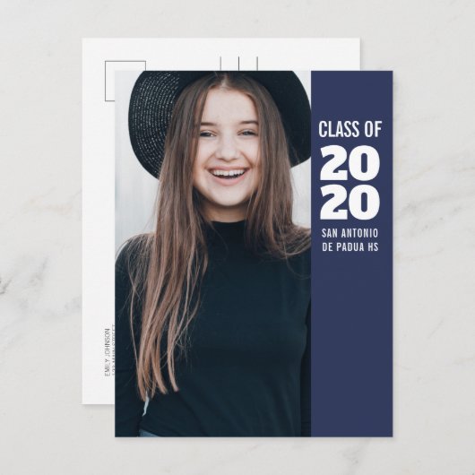 Klasse van 2020 | Aankondiging foto-Afstuderen (Voorkant / Achterkant)