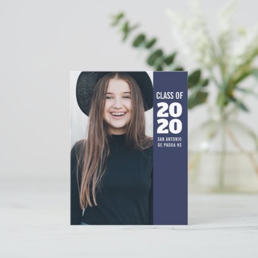 Klasse van 2020 | Aankondiging foto-Afstuderen (Staand voorkant)