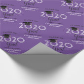 Klasse van 2020 Afstudeerder | PAARS Cadeaupapier (Hoek)