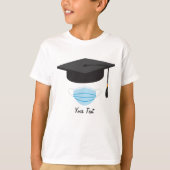 Klasse van 2020 Afstuderen - Afdeksel en kant T-shirt (Voorkant)