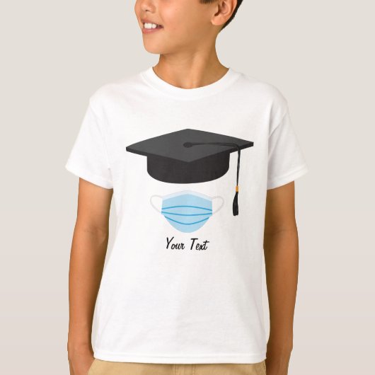 Klasse van 2020 Afstuderen - Afdeksel en kant T-shirt (Voorkant)