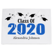 Klasse van 2020 Afstuderen Cadeautas (blauwe Pette (Voorkant)