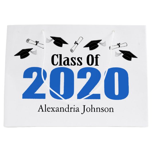 Klasse van 2020 Afstuderen Cadeautas (blauwe Pette (Voorkant)
