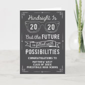 Klasse van 2020 Afstuderen Hindsight is 2020 Kaart (Voorkant)