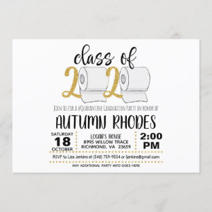 Klasse van 2020 Afstuderen Invitation - Funny TP G Kaart