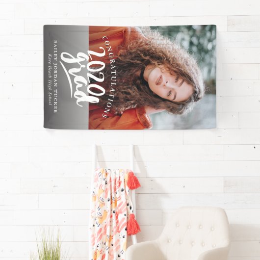 Klasse van 2020 Afstuderen met handschrift Spandoek (Insitu)