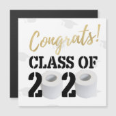 Klasse van 2020 Afstuderen Quarantine Magnetische (Voorkant / Achterkant)