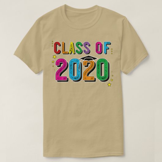 Klasse van 2020 Afstuderen Senior groeien met mij T-shirt (Design voorkant)