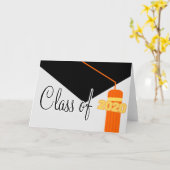 Klasse van 2020 Afstuderen Tassel Kaart (Sinaasapp (Gele Bloem)