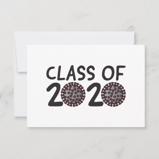 Klasse van 2020 Coronavirus Year Afstuderen (Voorkant)