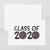 Klasse van 2020 Coronavirus Year Afstuderen (Voorkant / Achterkant)