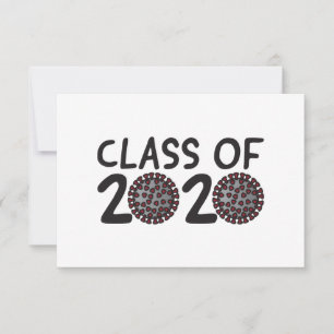 Klasse van 2020 Coronavirus Year Afstuderen