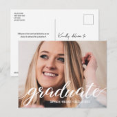 Klasse van 2020 Foto High School Afstuderen Aankondigingskaart (Voorkant / Achterkant)