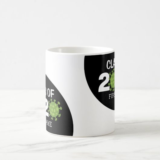 Klasse van 2020 Funny Virus Virtual Afstuderen Koffiemok (Center)
