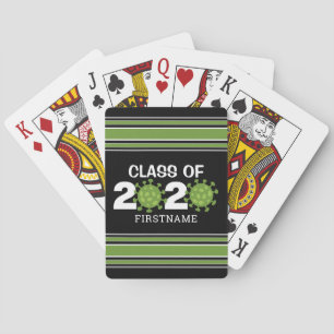 Klasse van 2020 Funny Virus Virtual Afstuderen Pokerkaarten